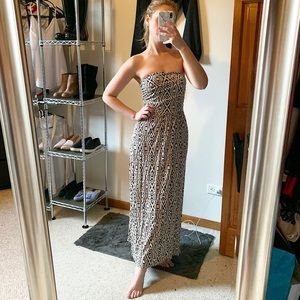 Strapless Boho Maxi